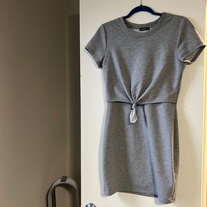Short grey dress